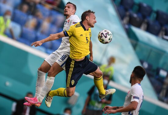 Russia Soccer Euro 2020 Sweden - Slovakia