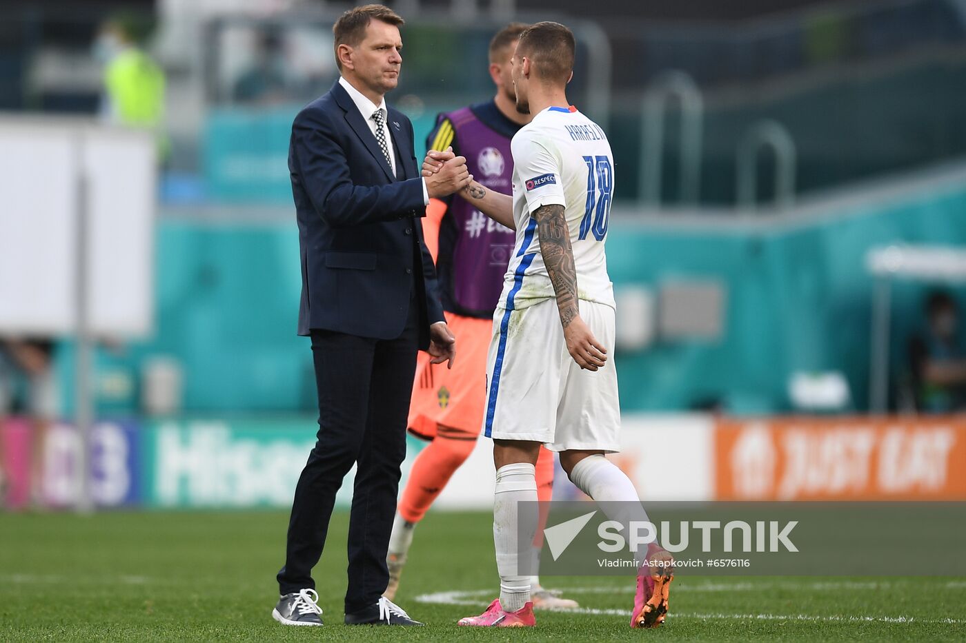 Russia Soccer Euro 2020 Sweden - Slovakia