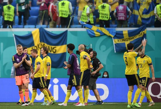 Russia Soccer Euro 2020 Sweden - Slovakia