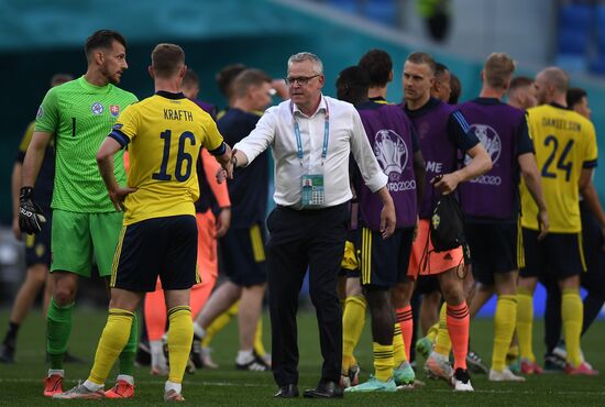 Russia Soccer Euro 2020 Sweden - Slovakia