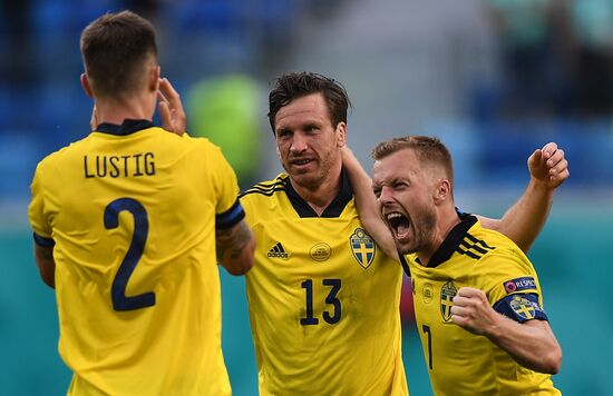 Russia Soccer Euro 2020 Sweden - Slovakia