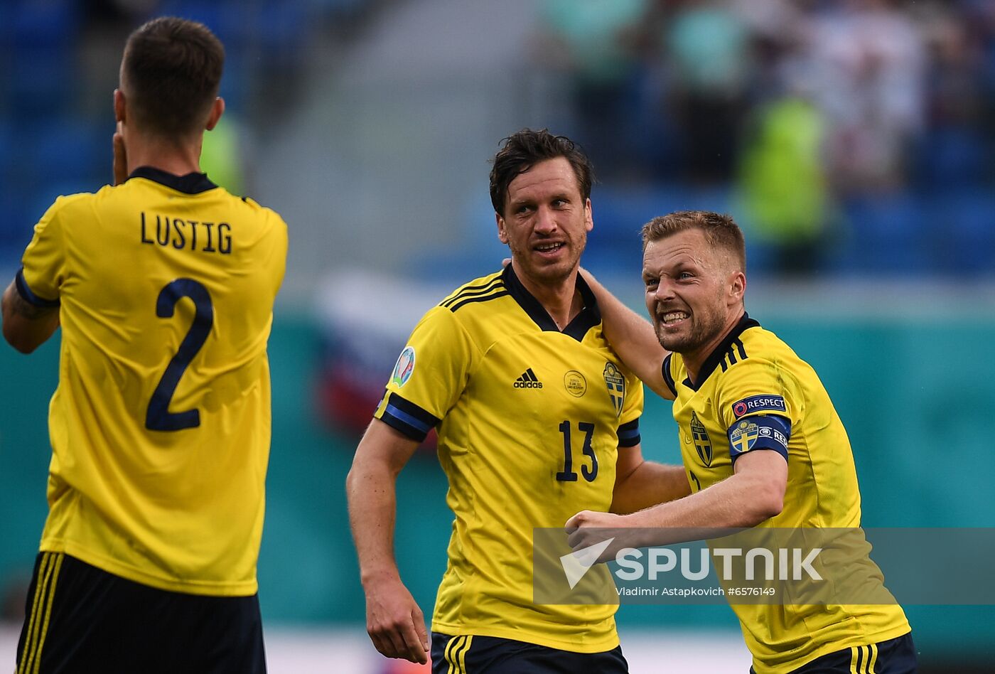 Russia Soccer Euro 2020 Sweden - Slovakia