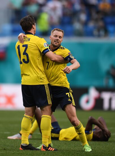 Russia Soccer Euro 2020 Sweden - Slovakia