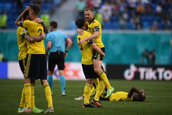 Russia Soccer Euro 2020 Sweden - Slovakia