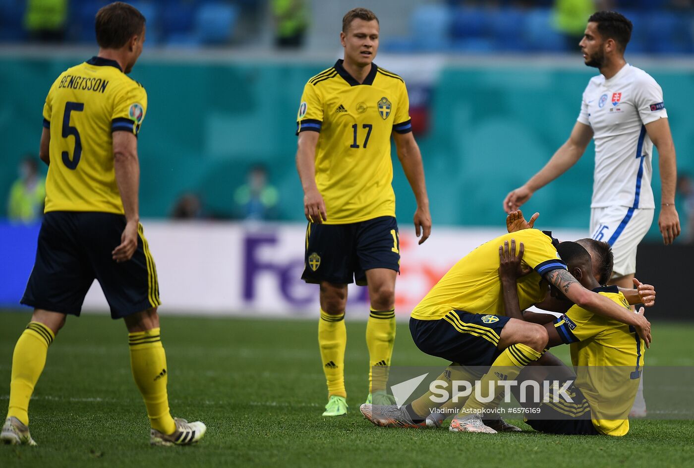 Russia Soccer Euro 2020 Sweden - Slovakia