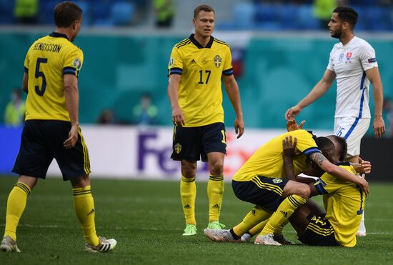 Russia Soccer Euro 2020 Sweden - Slovakia