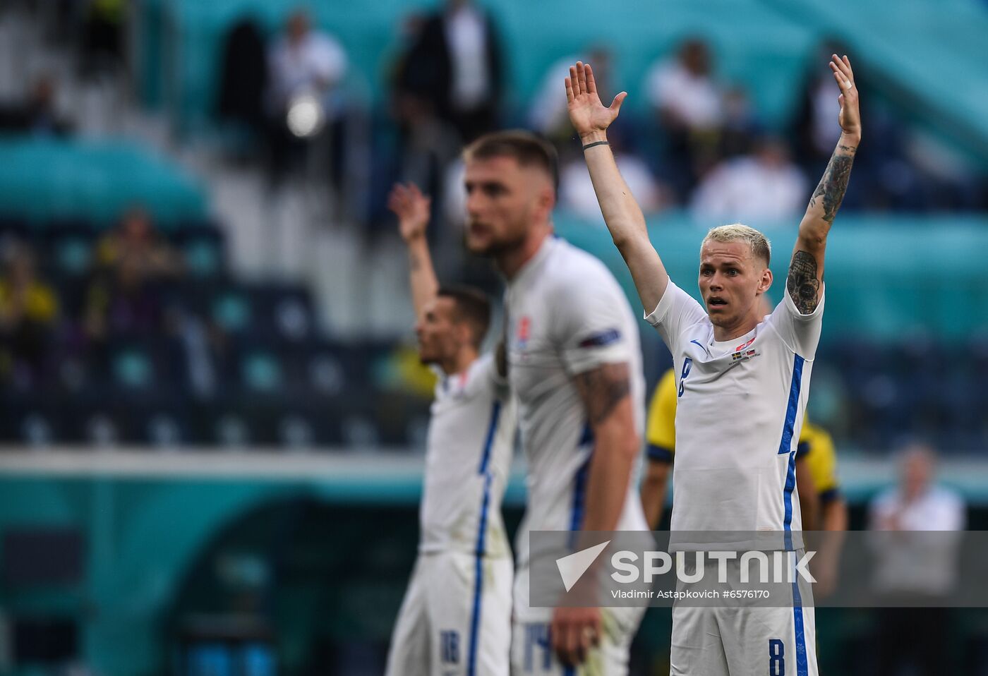 Russia Soccer Euro 2020 Sweden - Slovakia