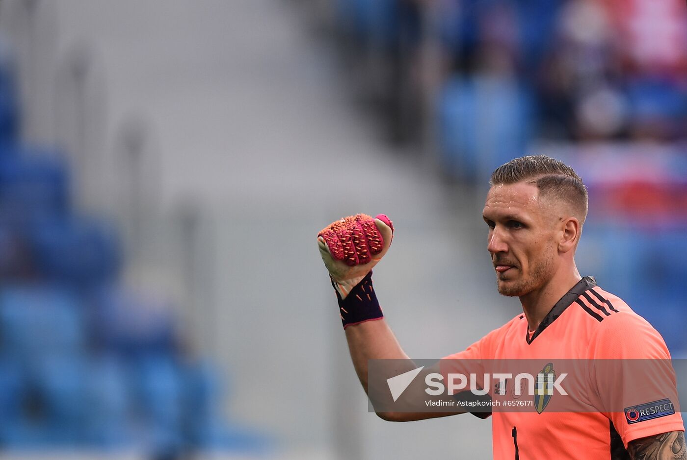 Russia Soccer Euro 2020 Sweden - Slovakia