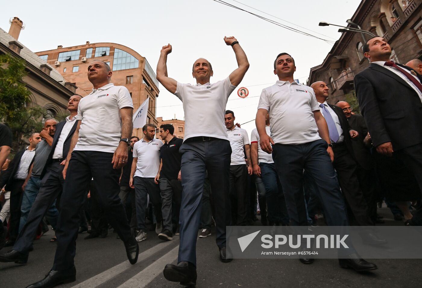 Armenia Kocharyan Supporters Rally