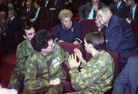 Mikhail Gorbachev's meeting with Moscow youth
