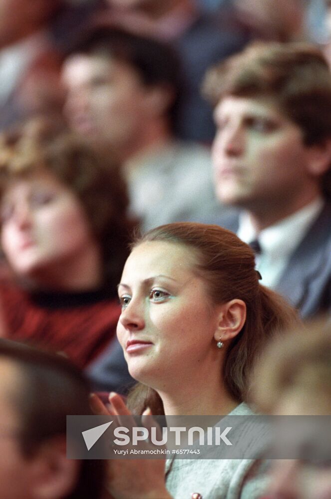 Mikhail Gorbachev's meeting with Moscow youth