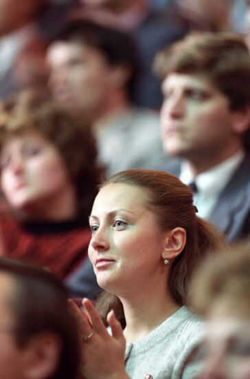 Mikhail Gorbachev's meeting with Moscow youth