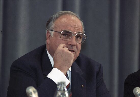 German Chancellor Helmut Kohl's visit to USSR
