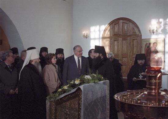 Federal Chancellor of Germany Helmut Kohl in Soviet Union