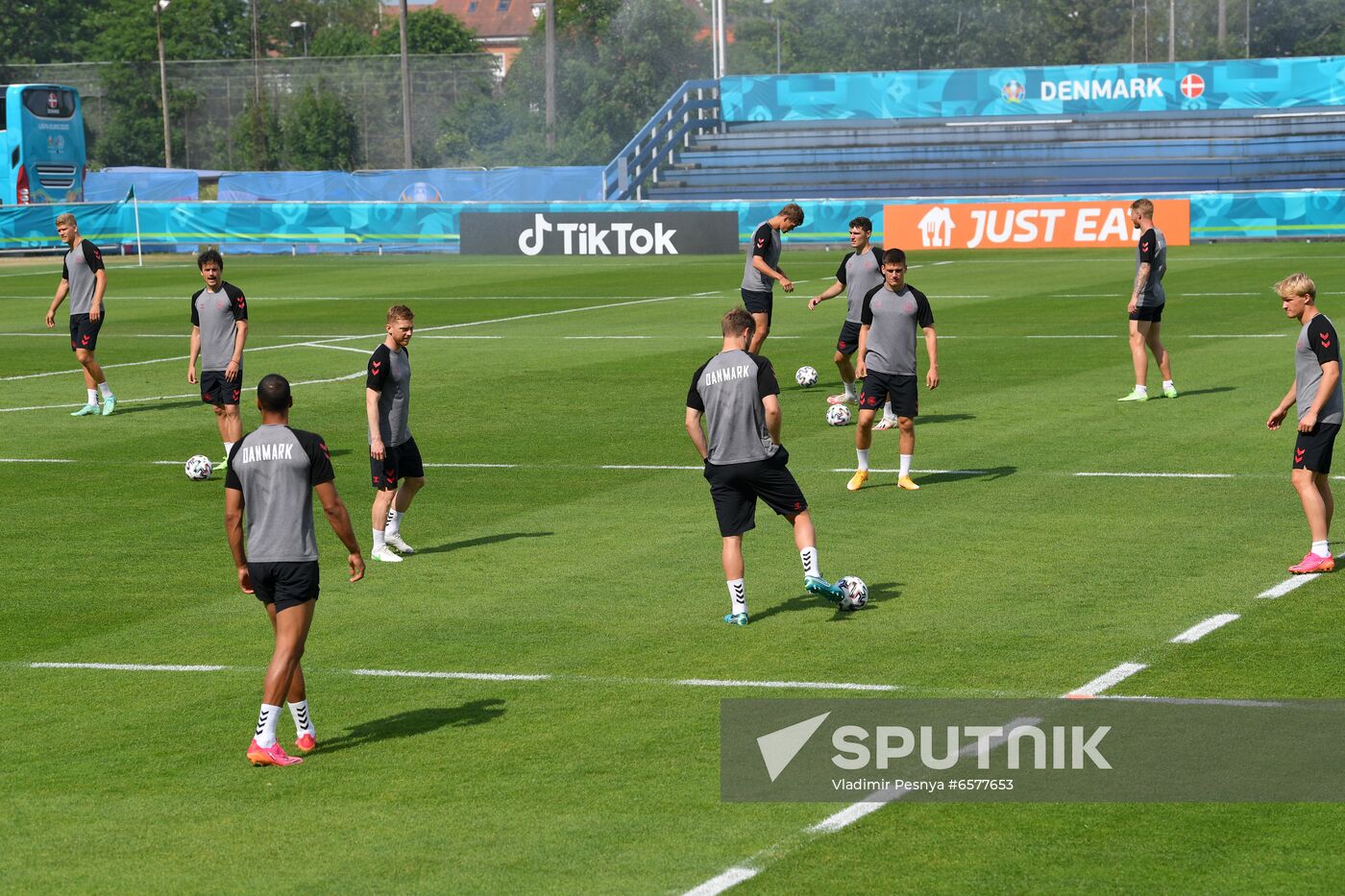 Denmark Soccer Euro 2020 Denmark Training Session