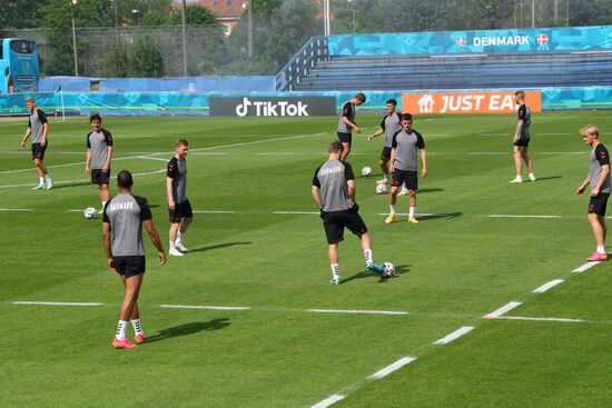 Denmark Soccer Euro 2020 Denmark Training Session