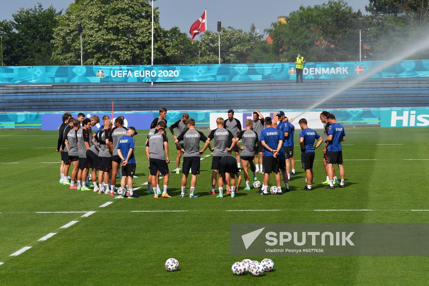 Denmark Soccer Euro 2020 Denmark Training Session