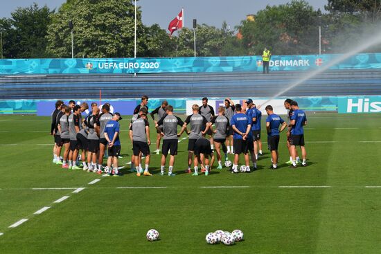 Denmark Soccer Euro 2020 Denmark Training Session