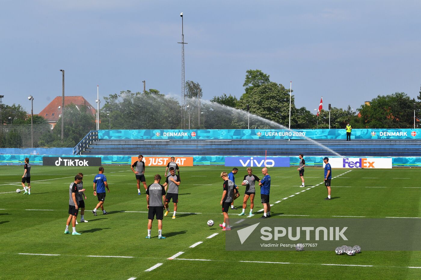 Denmark Soccer Euro 2020 Denmark Training Session