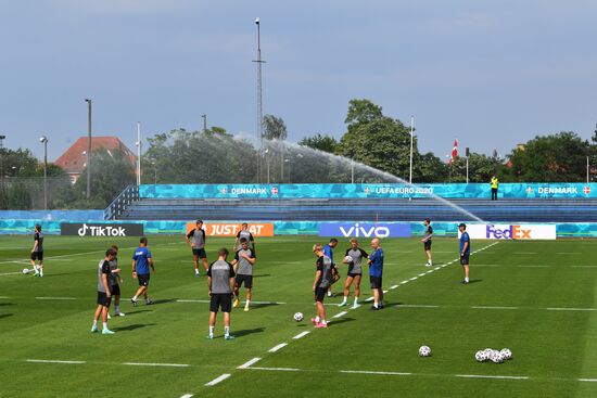 Denmark Soccer Euro 2020 Denmark Training Session
