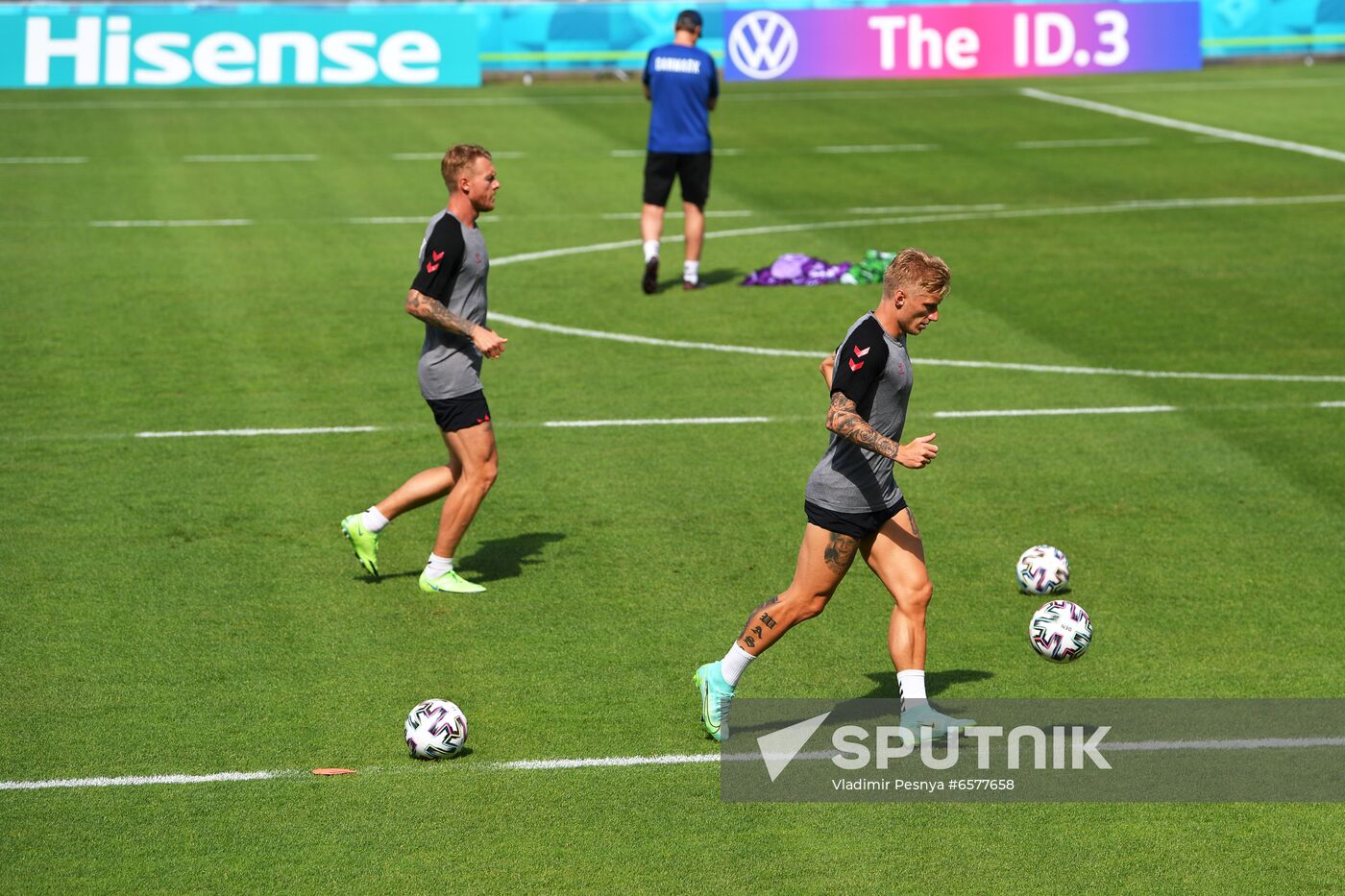Denmark Soccer Euro 2020 Denmark Training Session