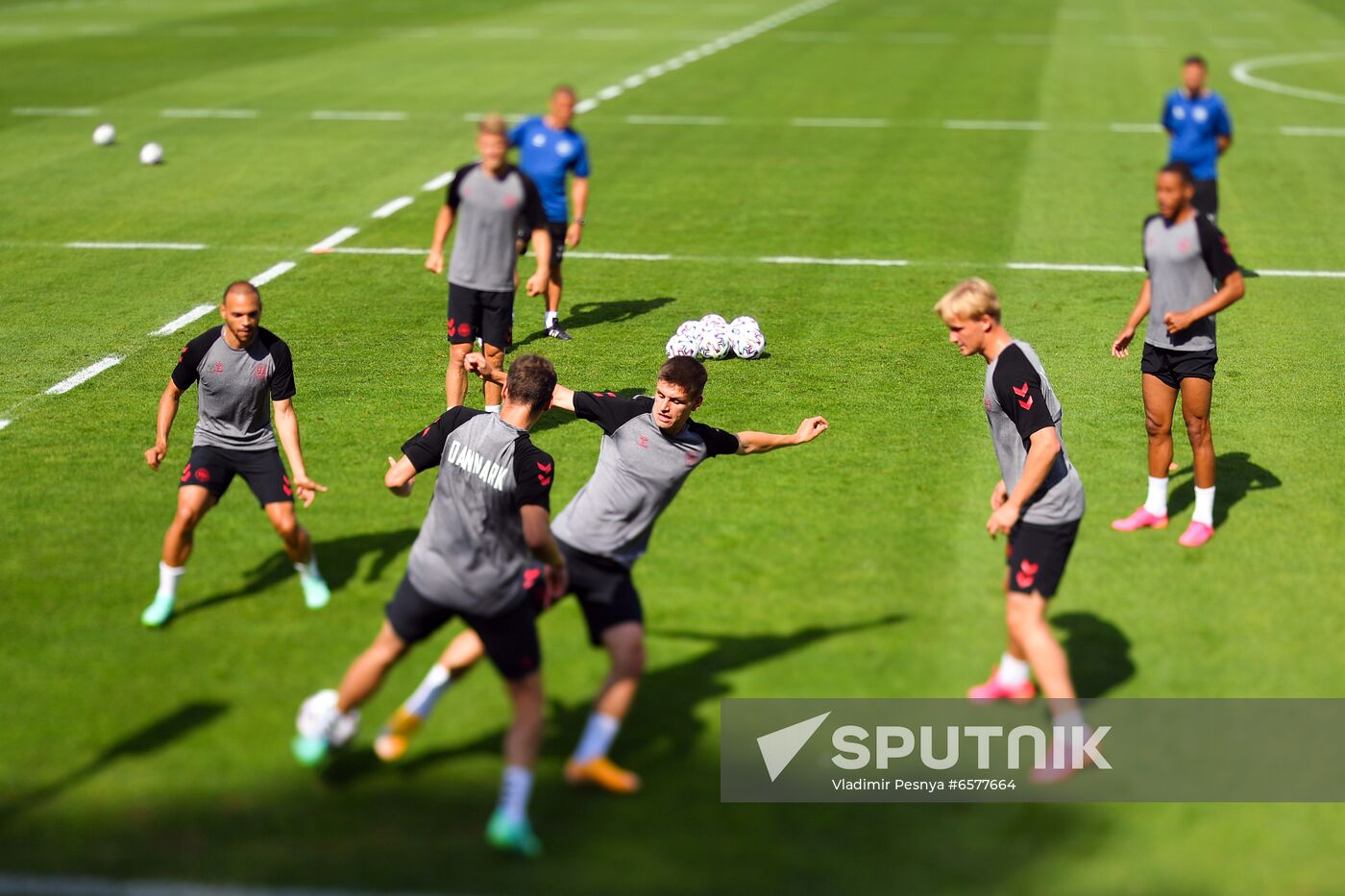 Denmark Soccer Euro 2020 Denmark Training Session