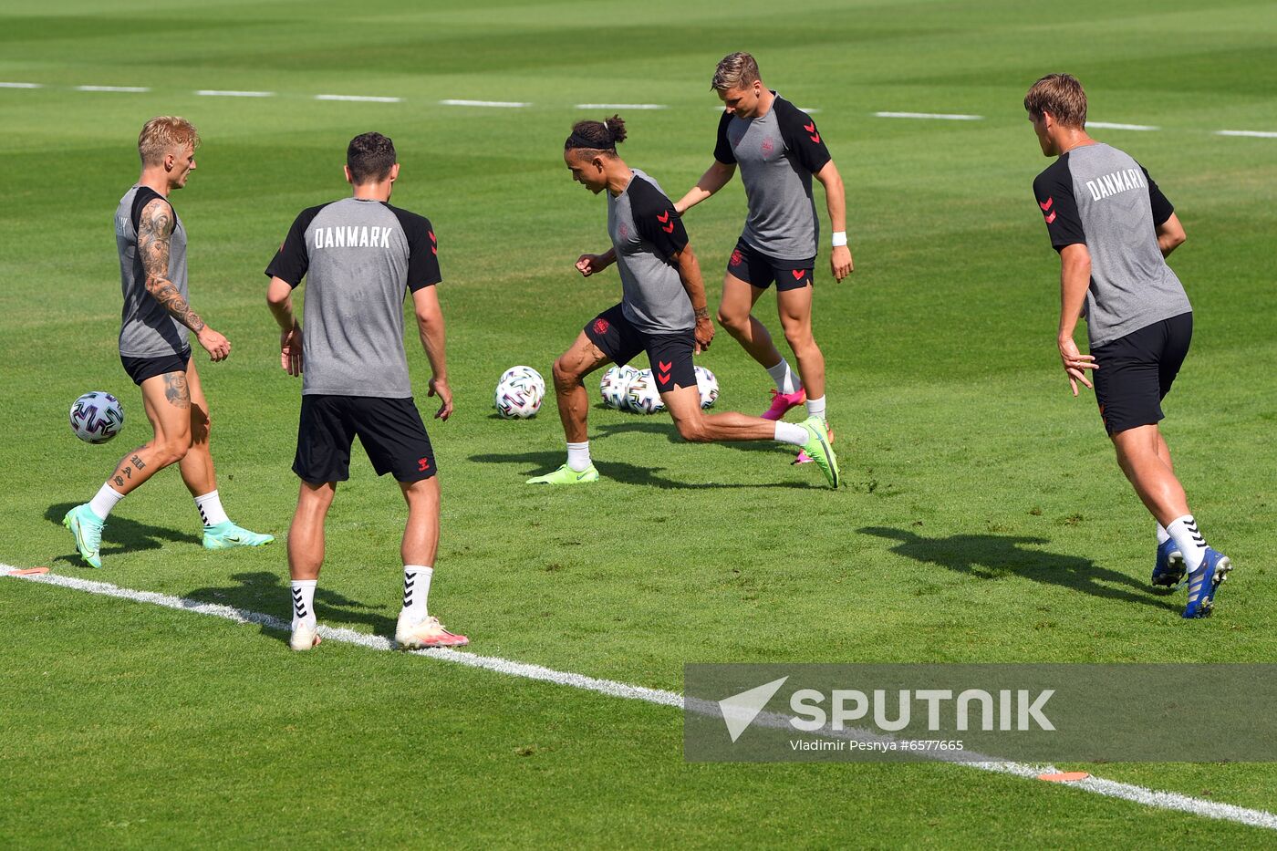Denmark Soccer Euro 2020 Denmark Training Session