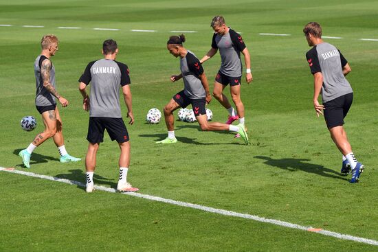 Denmark Soccer Euro 2020 Denmark Training Session