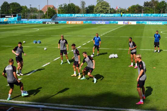 Denmark Soccer Euro 2020 Denmark Training Session