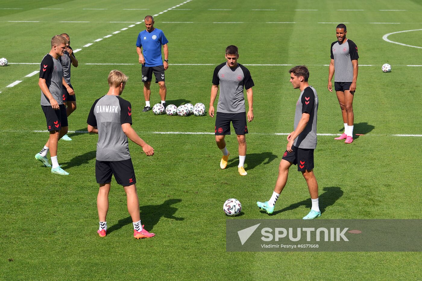 Denmark Soccer Euro 2020 Denmark Training Session