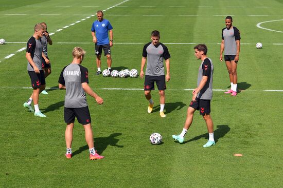 Denmark Soccer Euro 2020 Denmark Training Session