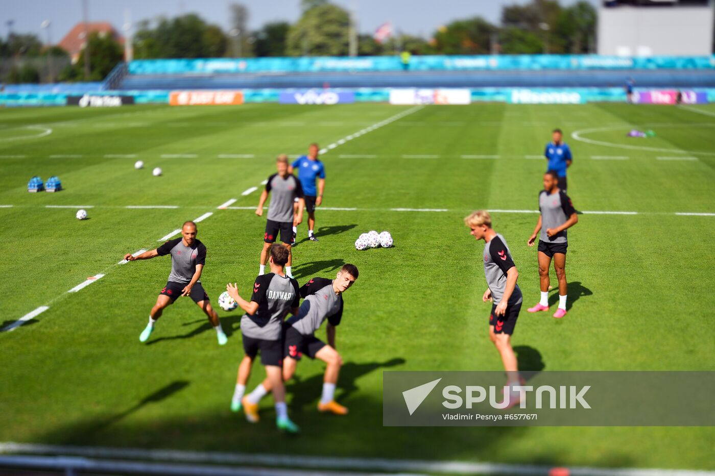 Denmark Soccer Euro 2020 Denmark Training Session