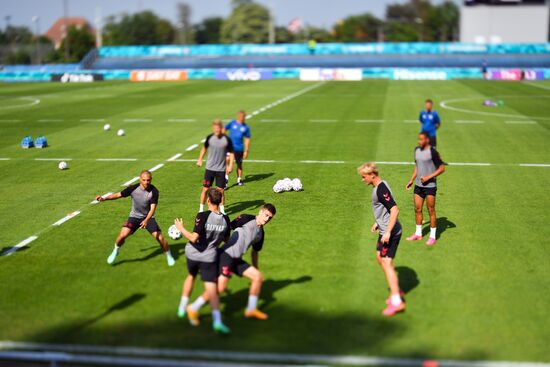 Denmark Soccer Euro 2020 Denmark Training Session