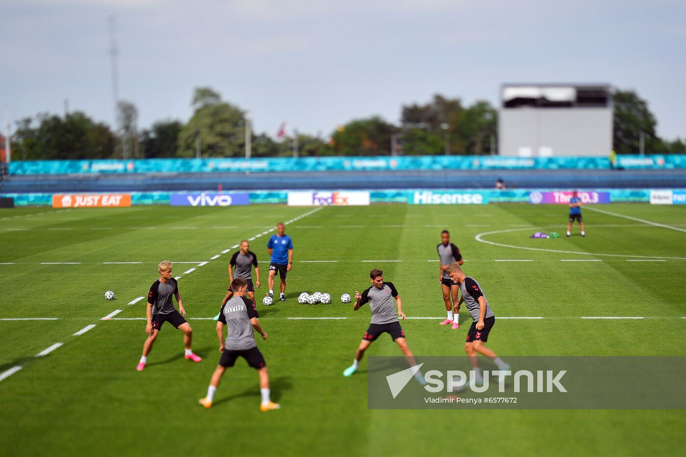 Denmark Soccer Euro 2020 Denmark Training Session