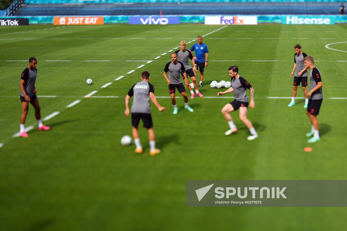 Denmark Soccer Euro 2020 Denmark Training Session