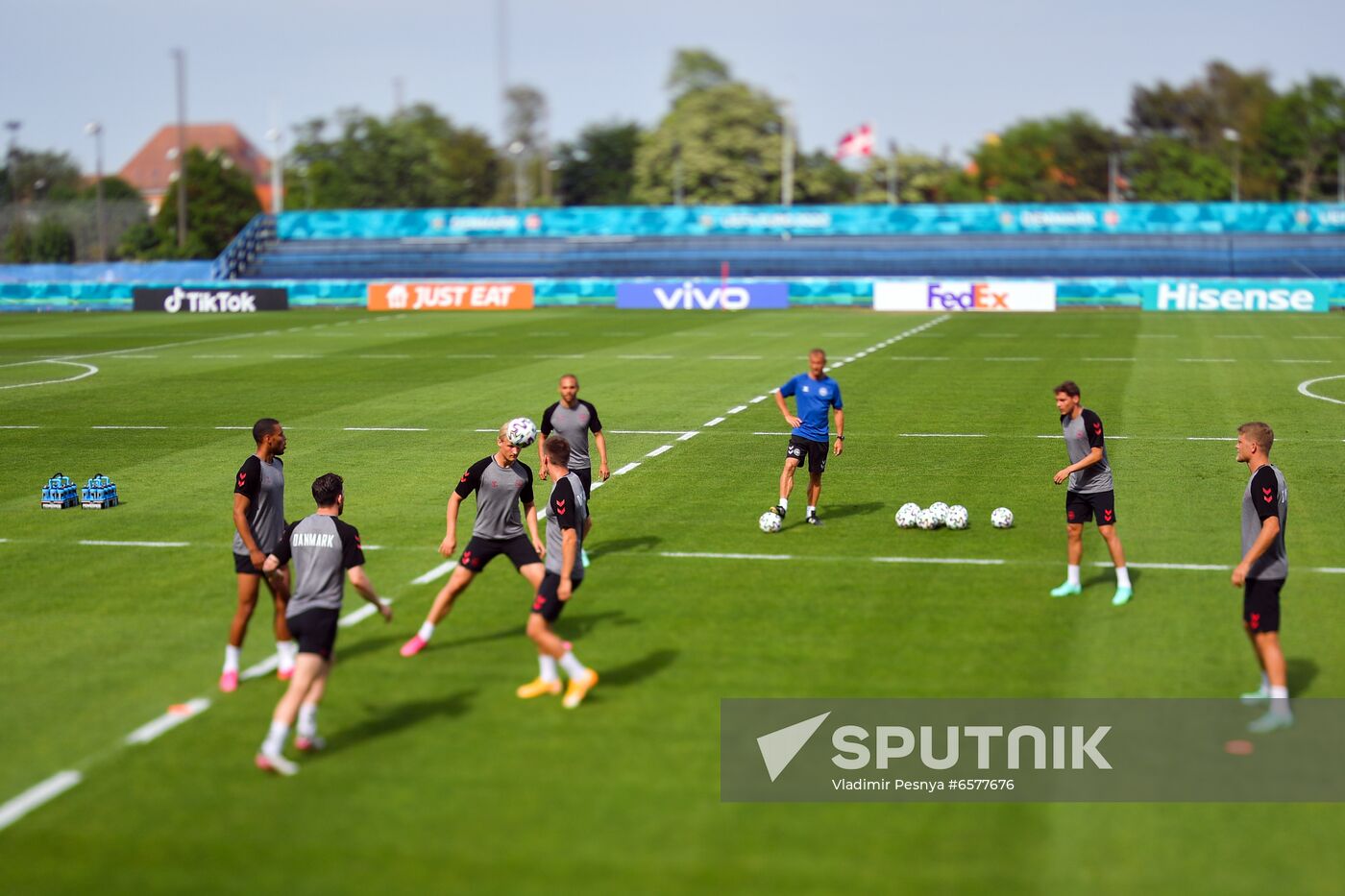 Denmark Soccer Euro 2020 Denmark Training Session