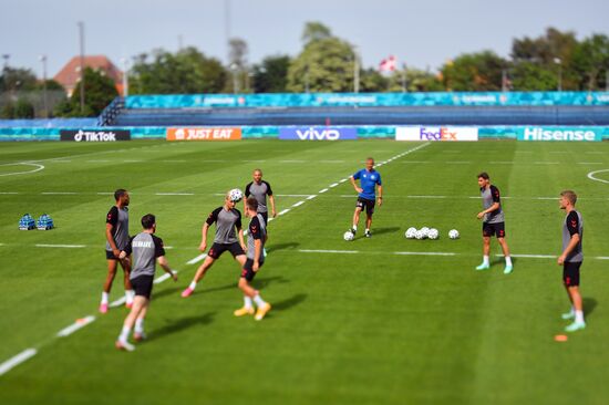 Denmark Soccer Euro 2020 Denmark Training Session