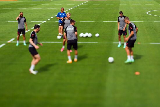 Denmark Soccer Euro 2020 Denmark Training Session