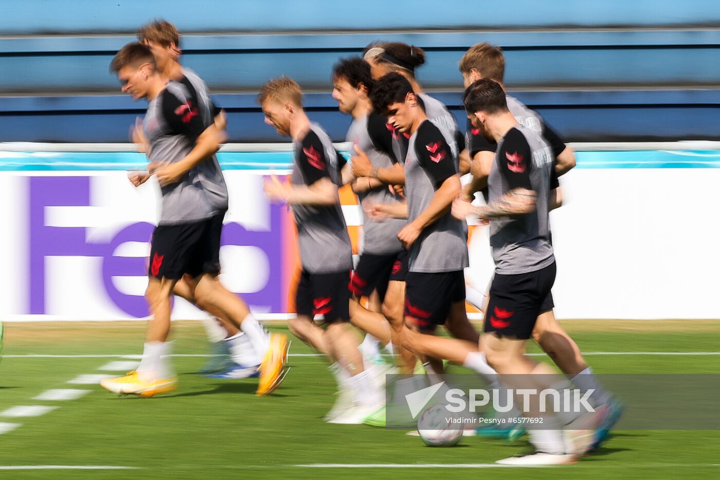 Denmark Soccer Euro 2020 Denmark Training Session