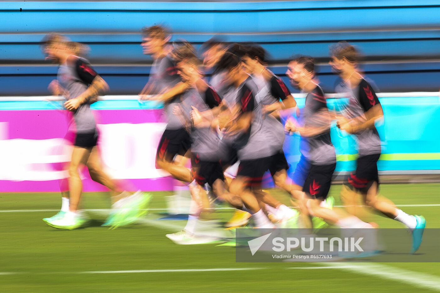 Denmark Soccer Euro 2020 Denmark Training Session