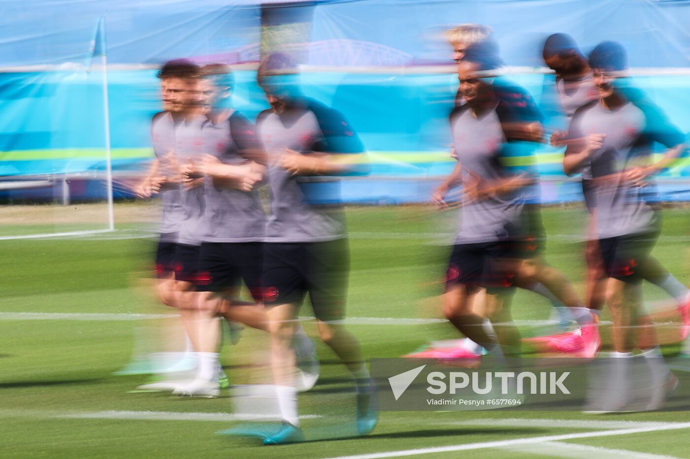 Denmark Soccer Euro 2020 Denmark Training Session