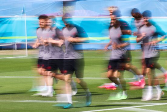 Denmark Soccer Euro 2020 Denmark Training Session