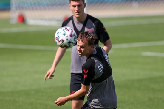 Denmark Soccer Euro 2020 Denmark Training Session