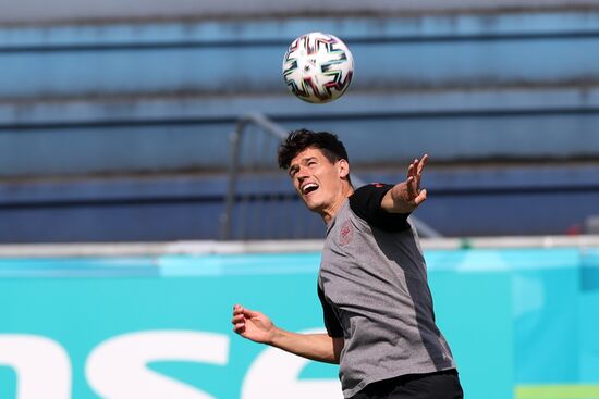 Denmark Soccer Euro 2020 Denmark Training Session