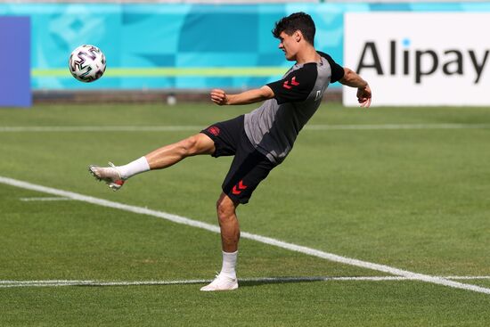 Denmark Soccer Euro 2020 Denmark Training Session
