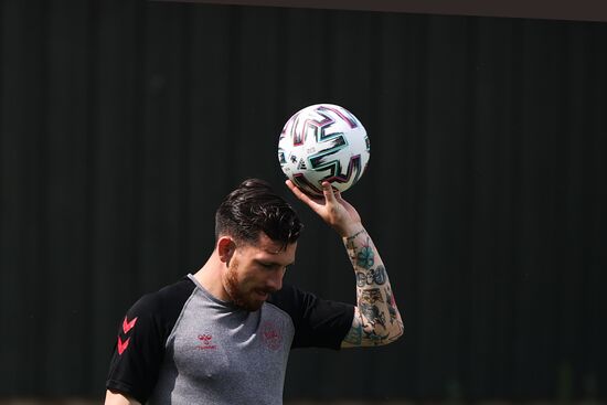 Denmark Soccer Euro 2020 Denmark Training Session