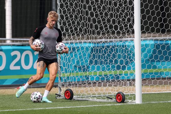 Denmark Soccer Euro 2020 Denmark Training Session