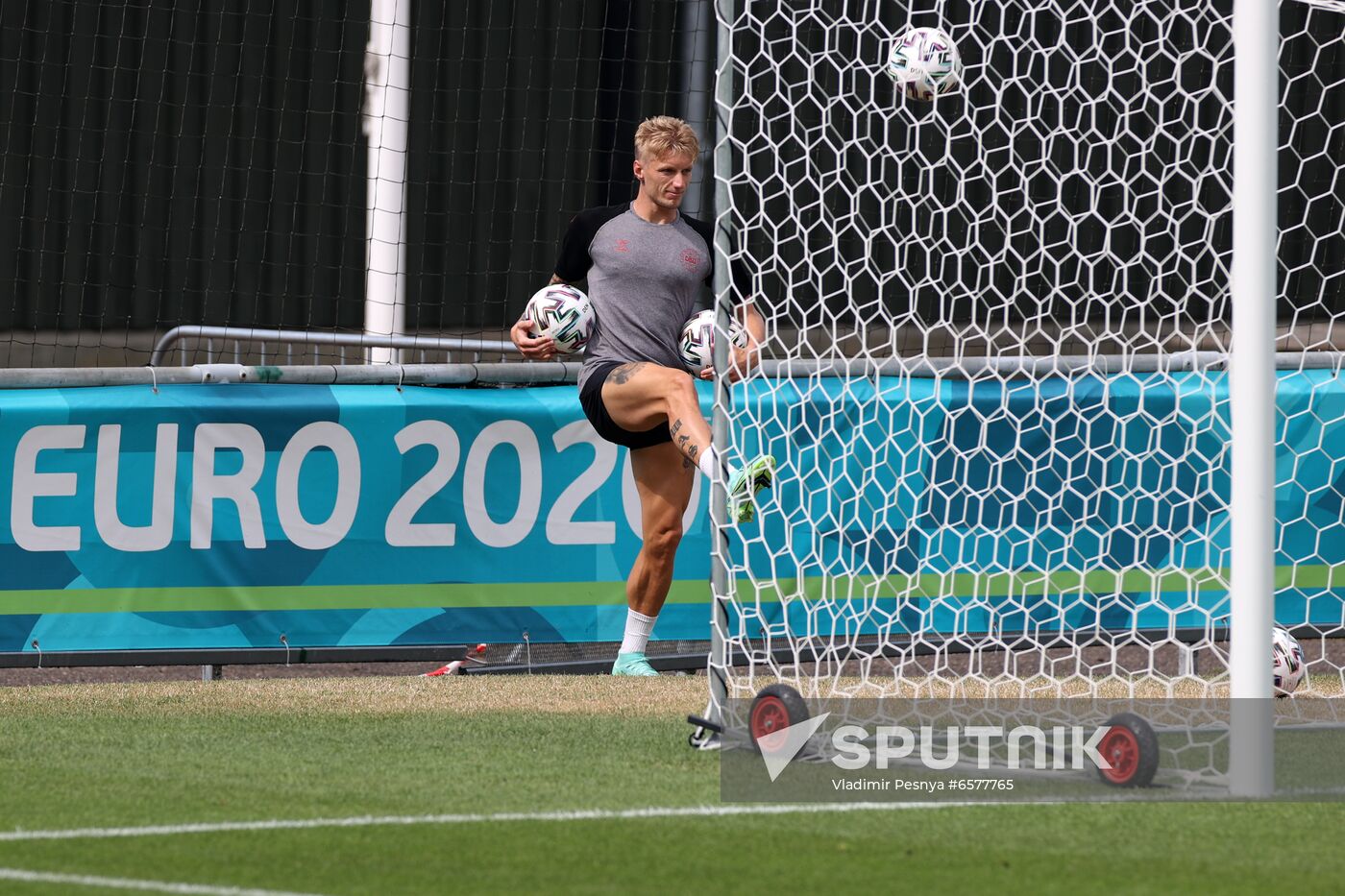 Denmark Soccer Euro 2020 Denmark Training Session