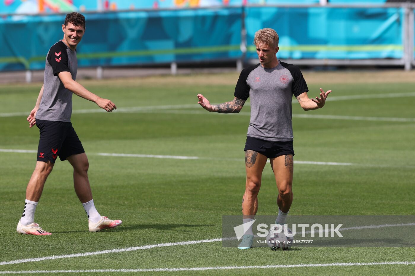Denmark Soccer Euro 2020 Denmark Training Session