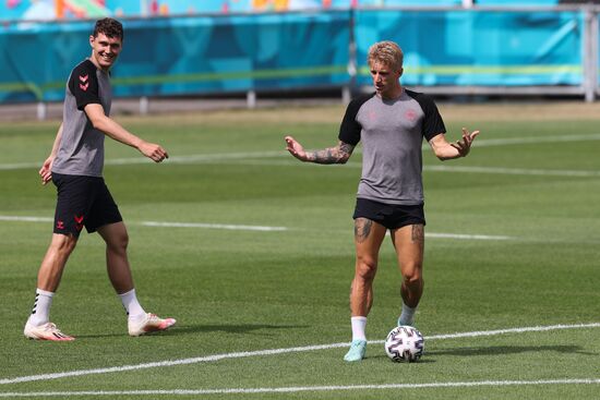 Denmark Soccer Euro 2020 Denmark Training Session